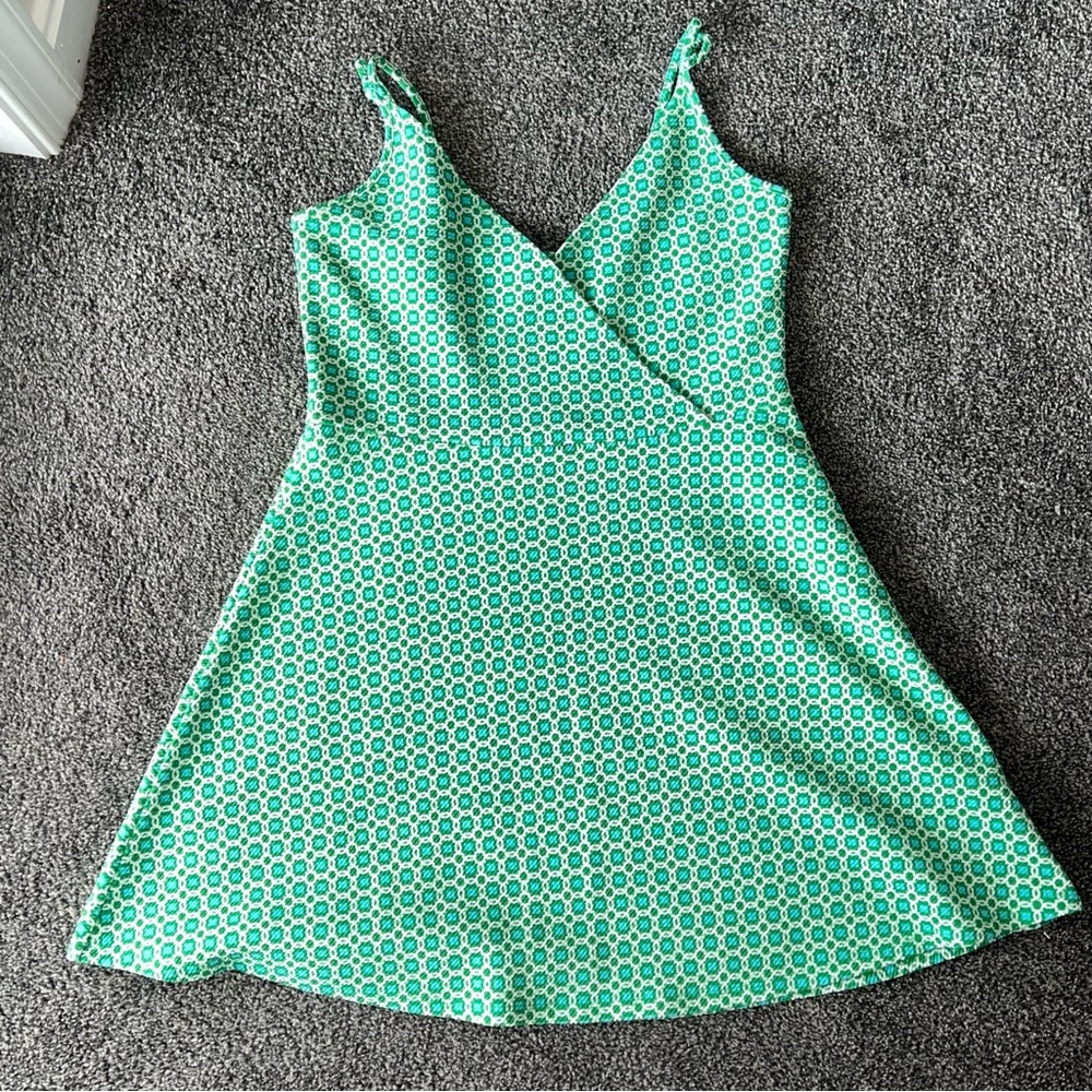 Aeropostale Green and Blue Mini Dress